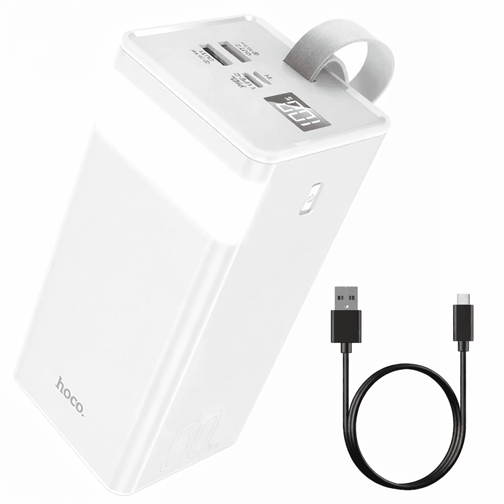 Power Bank Hoco J89A Powermaster 22.5W fully compatible 60 000 mAh / Портативна батарея 60000mah Power Bank швидка зарядка