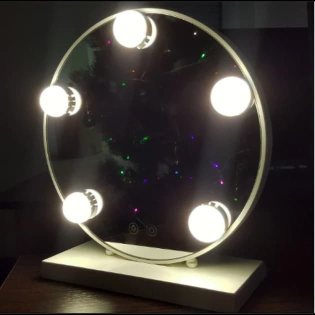 Makeup Mirror with LED Backlight Led Mirror 5 LED JX-526 White