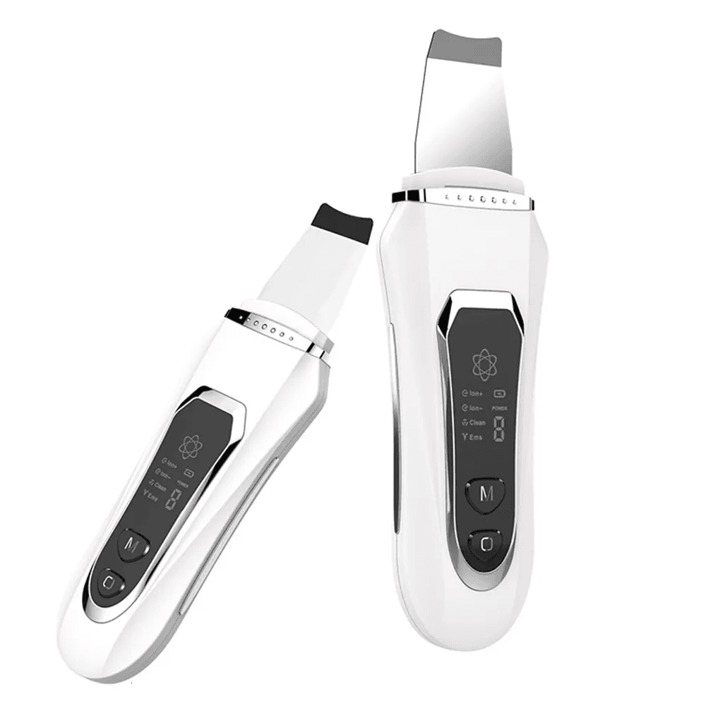 Ultrasonic Facial Beauty Device Skin Scrubber