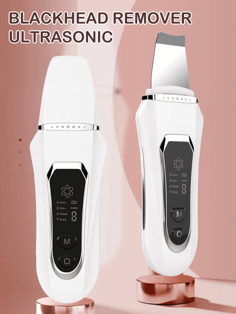 Ultrasonic Facial Beauty Device Skin Scrubber