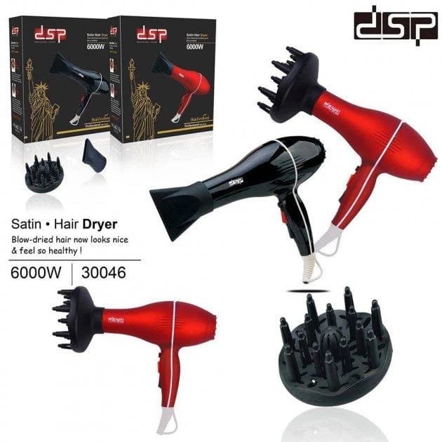 Hair Styling Dryer Professional DSP 30046 6000W with Diffuser