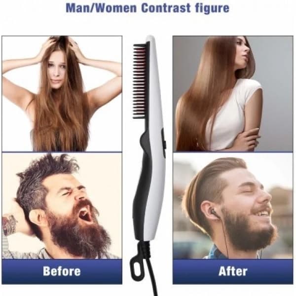 Styling Comb Straightener Cordless Hair Comb