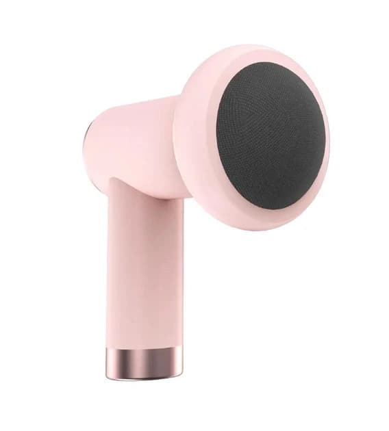 Масажер для тіла з насадками W44 з USB зарядкою, Рожевий / Акумуляторний антицелюлітний масажер
