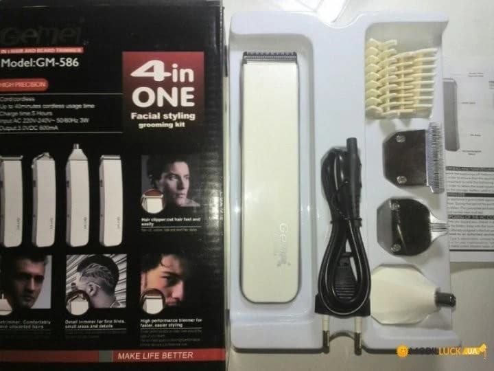 Тример для бороди та вусів Gemei GM-586