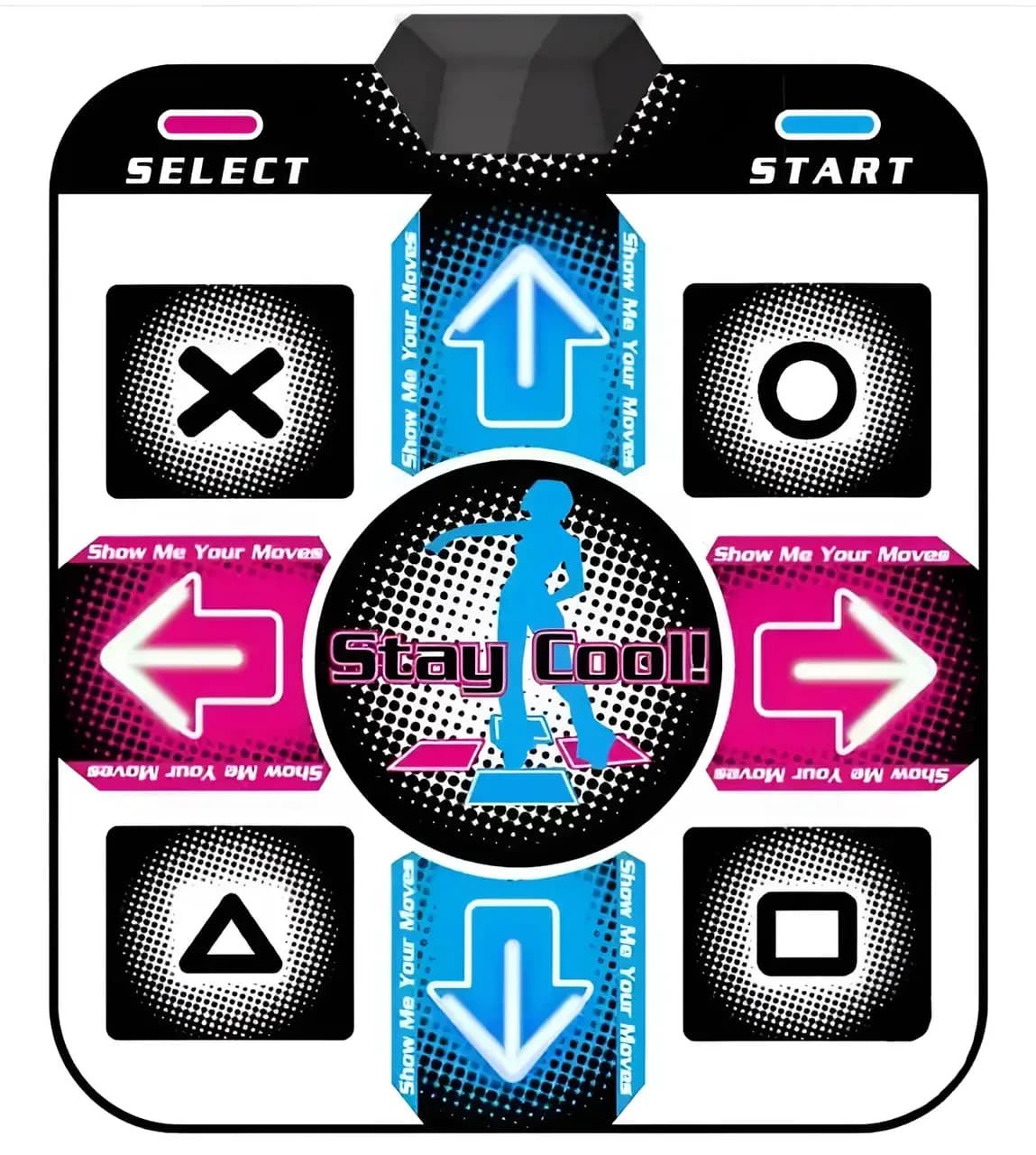 Килимок танцювальний музичний DANCE MAT PC+TV USB / Танці / Ігри / Фітнес