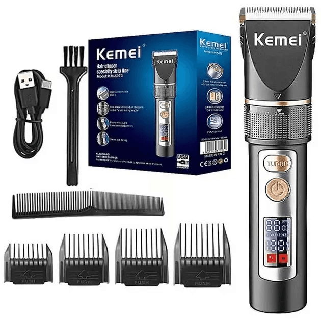 Аккумуляторная машинка для стрижки волос Kemei KM-5073