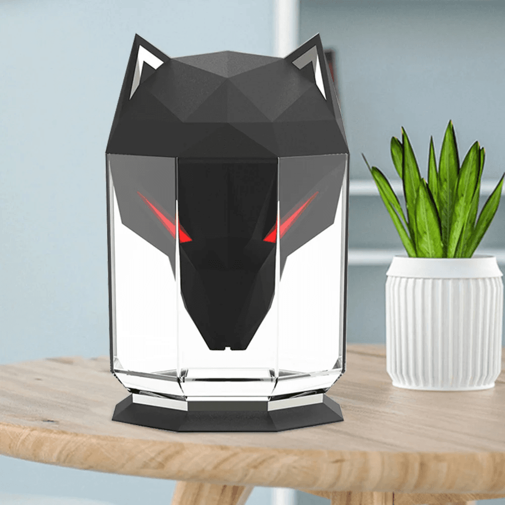 Зволожувач повітря портативний WOLF Air Humidifier, аромадифузор електричний з резервуаром для ефірної олії, ультразвуковий, 650 мл