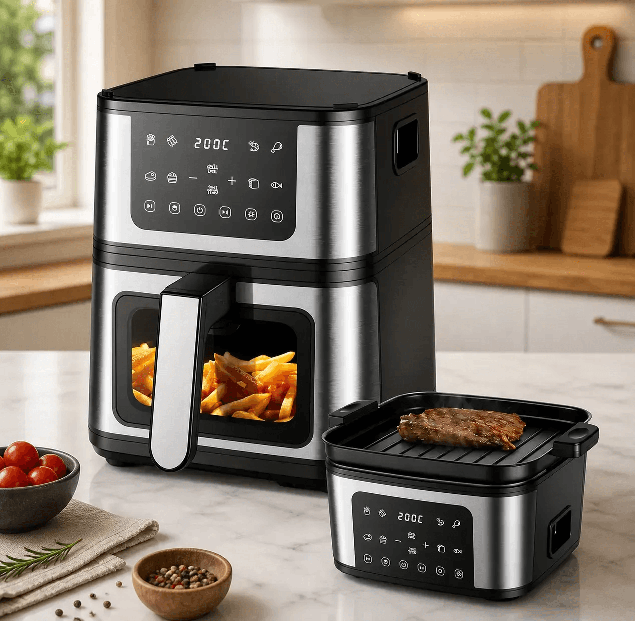 Аэрофритюрница DOMOTEC Air Fryer MS-3225