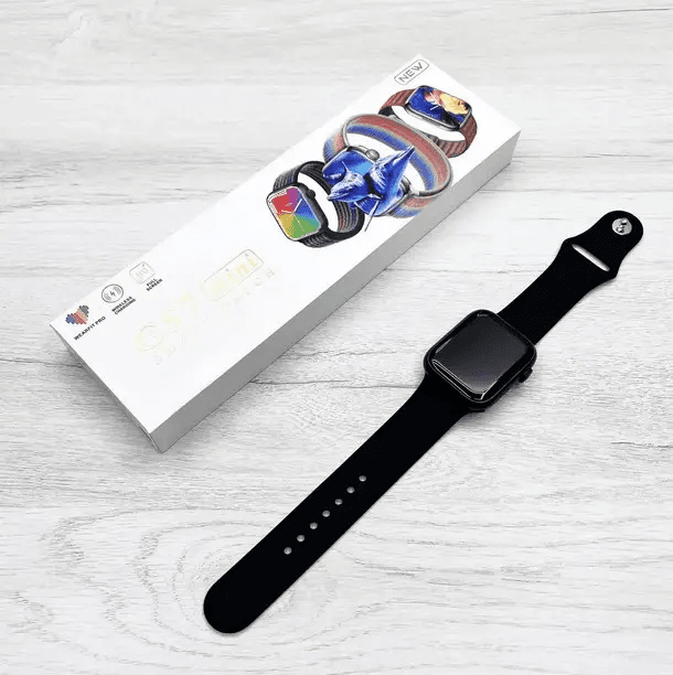 чорний Смарт-годинник Smart Watch GS7 MINI 41 мм, Фітнес годинник з тонометром та пульсоксиметром