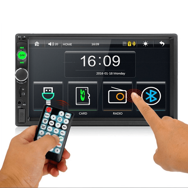Автомагнитола CML-PLAY 7010B 2DIN с пультом ДУ (сенсорный экран)