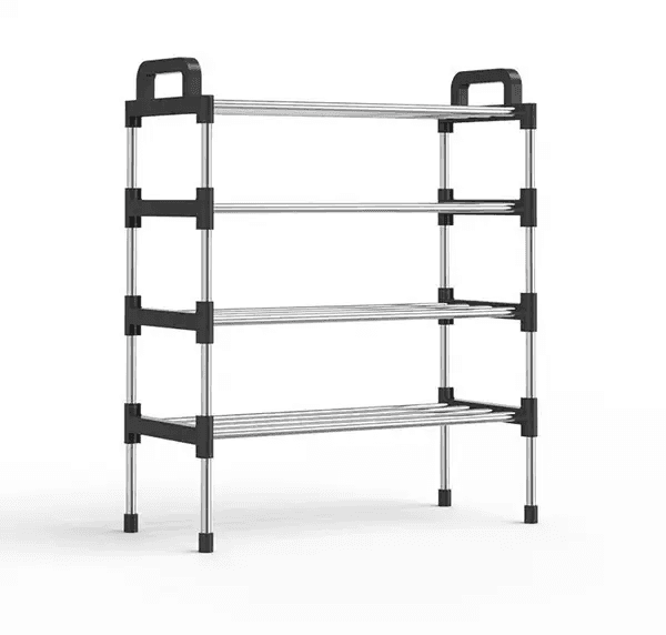 Полка для обуви металл 4 секции Shoe rack