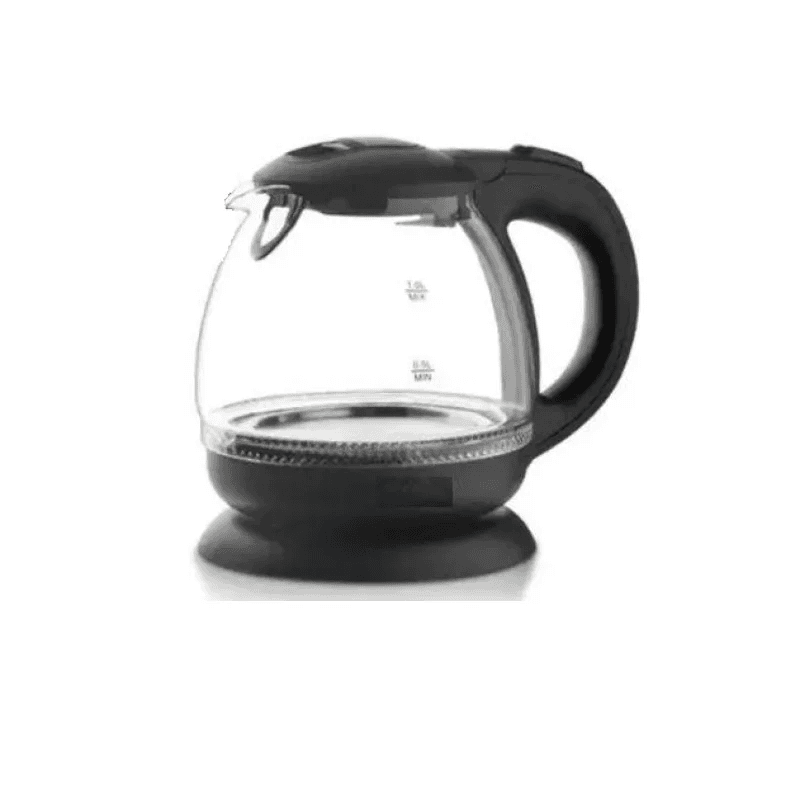 Електричний скляний чайник 1л Domotec MS 7910