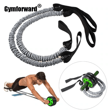 Фитнес колесо для пресса DOUBLE WHEEL ABS HEALTH ABDOMEN ROUND, тренажер ролик для пресса