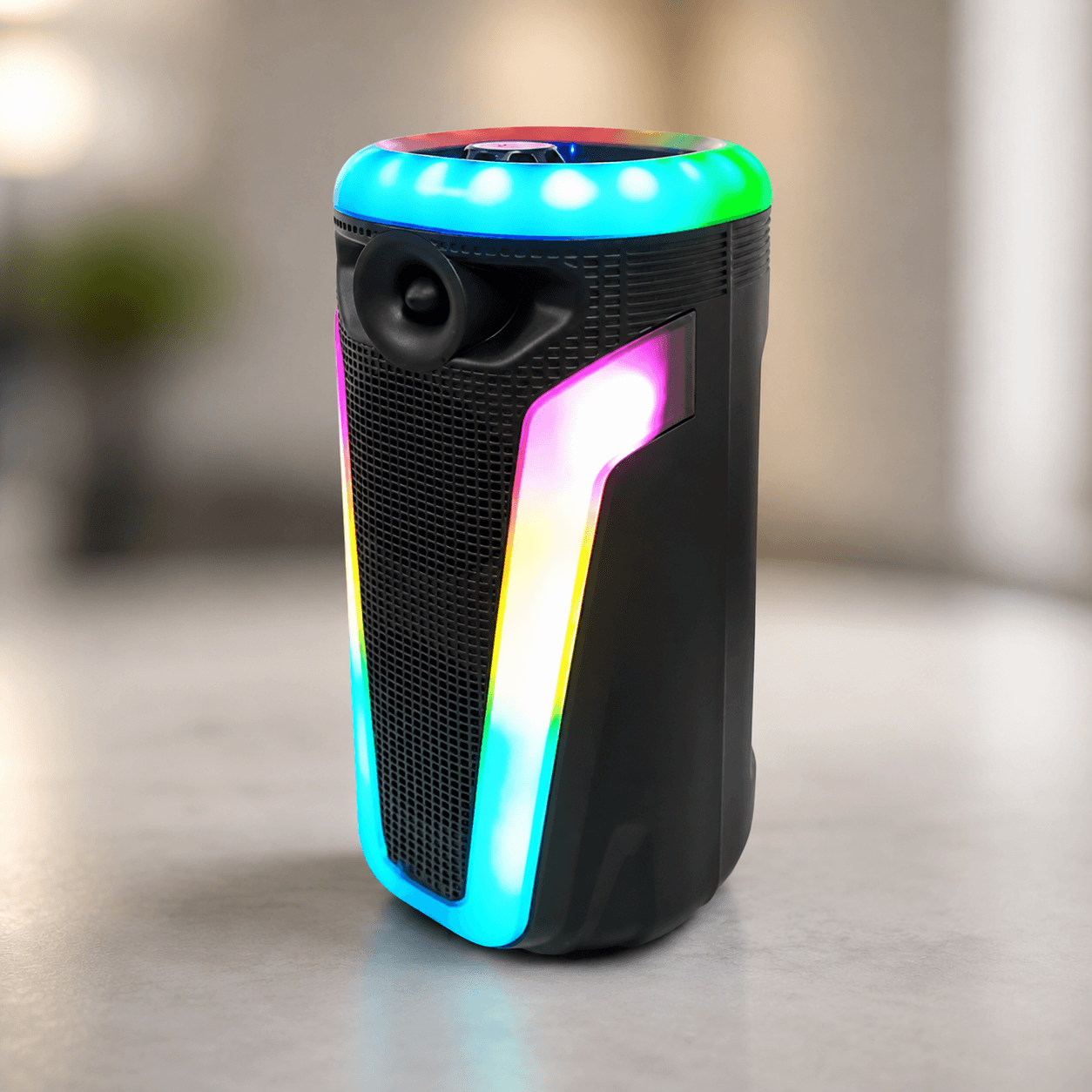 Колонка-Bluetooth 4 дюйма MS-3638BT 40 см / Акустическая система с Bluetooth / Колонка с RGB подсветкой