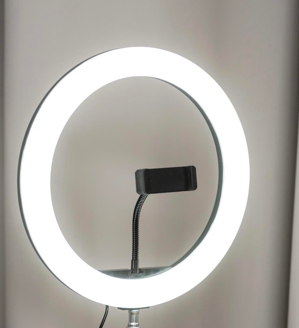 Кольцевая лампа RING FILL LIGHT 26С на штативе с держателелем телефона
