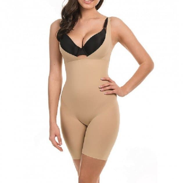 Комбідрес для корекції фігури Slim Shapewear з бретельками