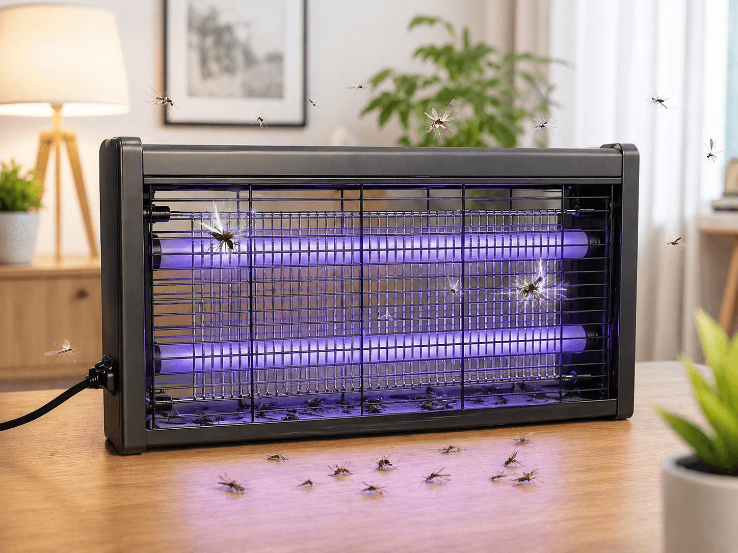 Премиум LED лампа от комаров нового поколения Mosquito Killer ULTRA усиленная защита от насекомых