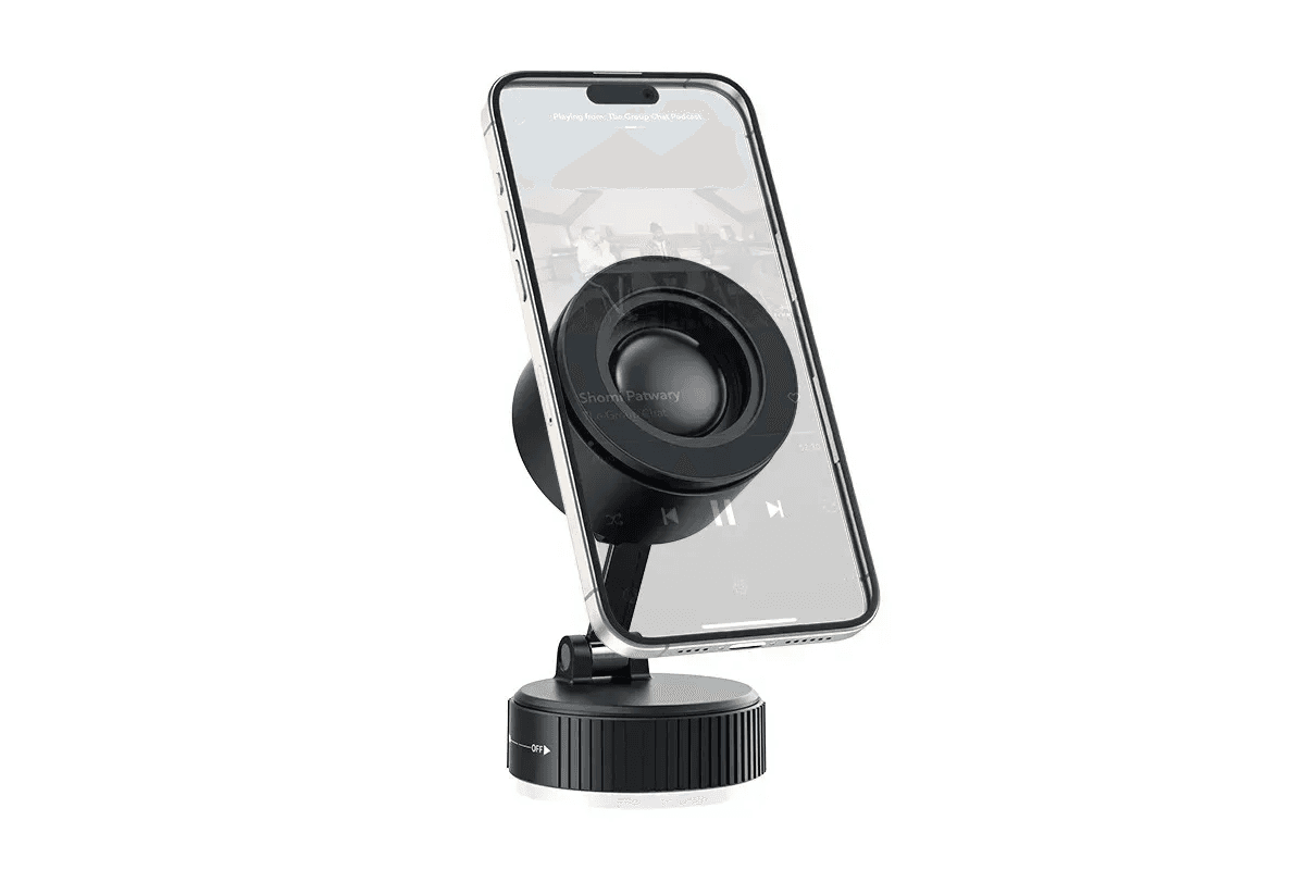 Магнитный держатель для гаджетов + колонка A01