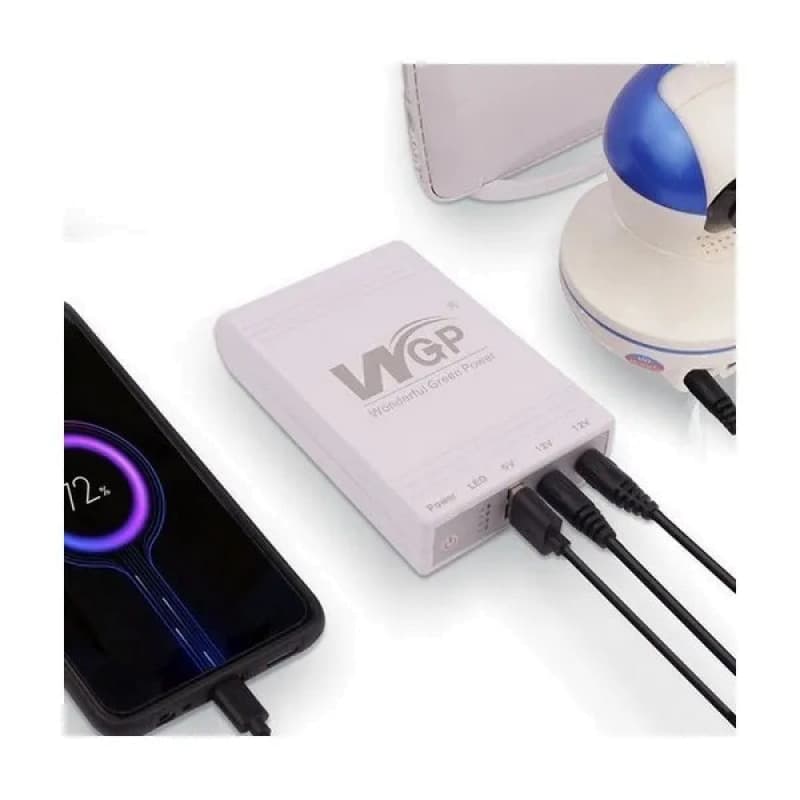 Источник бесперебойного питания для роутера 10400Mah, USB выходы, DC 5V, 9V, 12V. ИБП для Роутеров