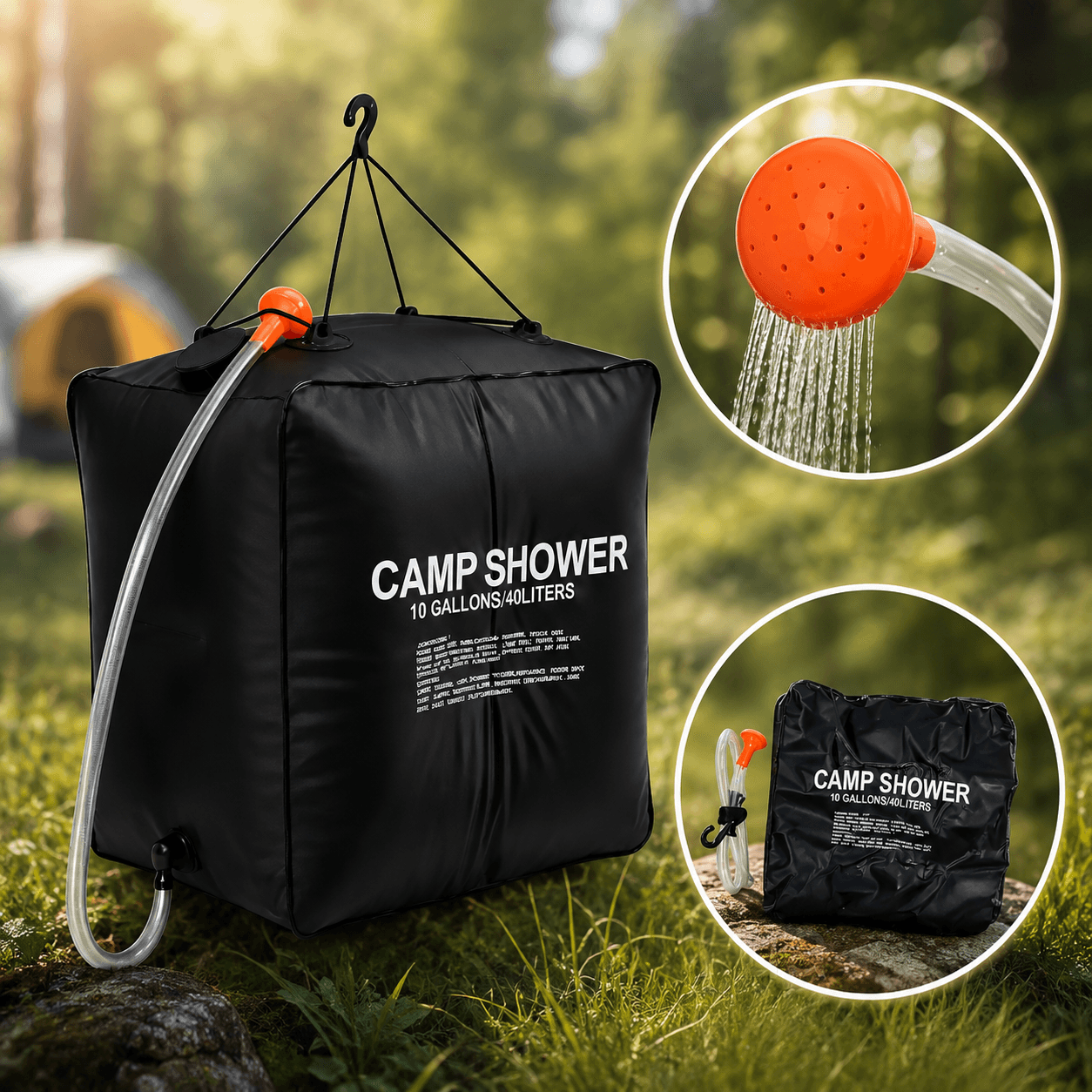 Походный переносной душ для кемпинга, туристов, дачников Camp Shower 40л