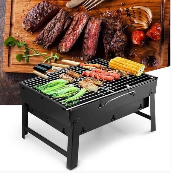 Портативный гриль TL-372 барбекю BBQ Grill Portable складной переносной мангал для дома дачи и туризма