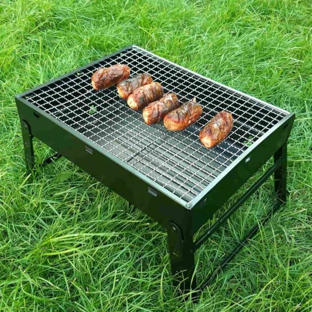 Портативный гриль TL-372 барбекю BBQ Grill Portable складной переносной мангал для дома дачи и туризма