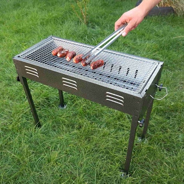 Портативный складной барбекю гриль мангал BBQ Grill TL-670 для пикника дачи переносной туристический