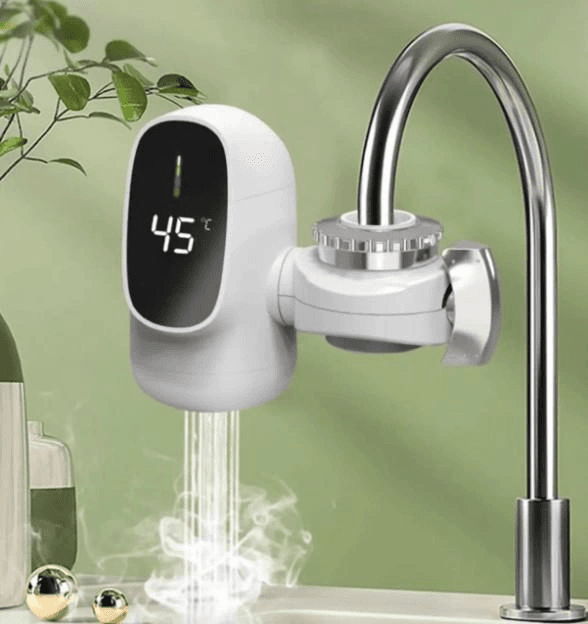 Проточный водонагреватель насадка на кран для кухни Water Heater ZSW-D03 c LCD дисплеем 3 кВт