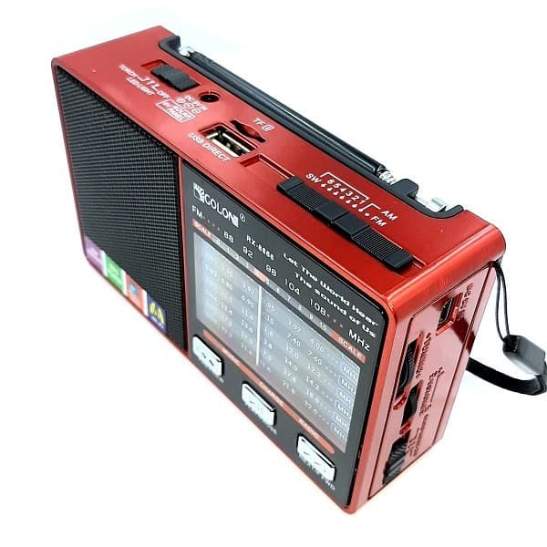 Радиоприёмник портативный аккумуляторный Golon RX-006 UAR FM радио с USB выходом