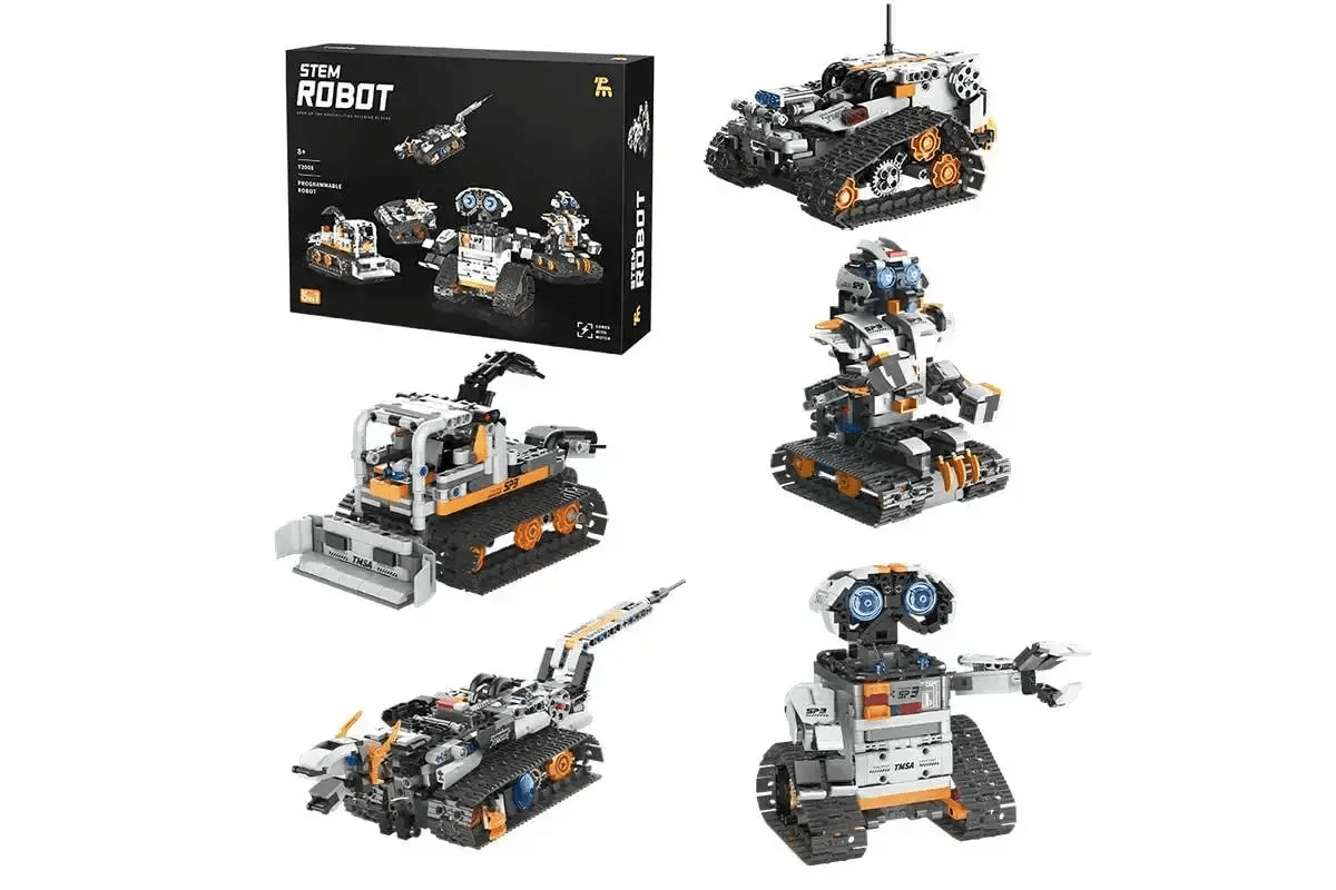 Робот-конструктор 5-в-1 Stem Robot з пультом керування та Bluetooth GS227