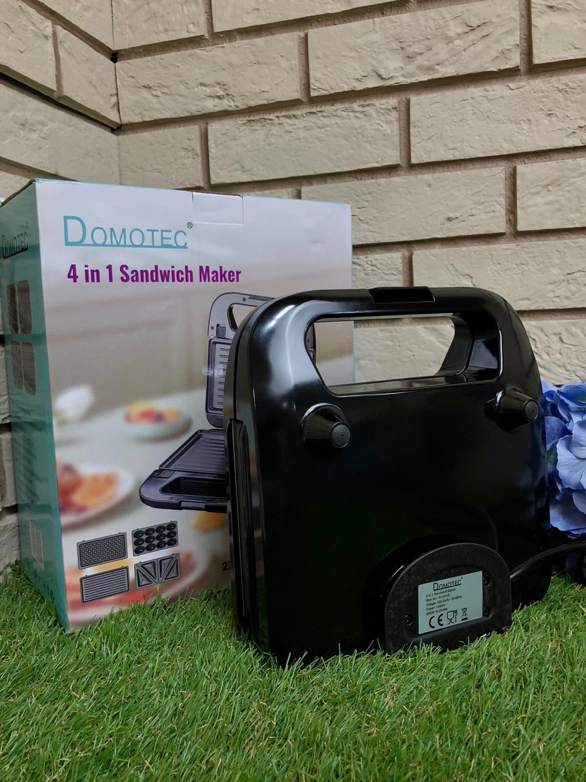 Вафельница-сендвичница 4в1 Domotec SI-234B 1200w