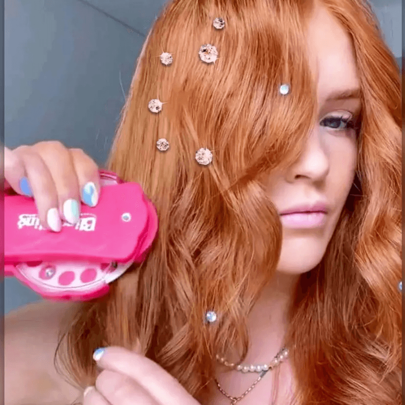 Стрази для волосся Bling Bling Стайлер для прикраси стразами