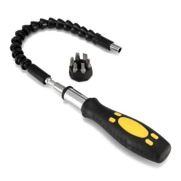 Удлинитель гибкий для отвертки и дрели Snake Bit 30см черный