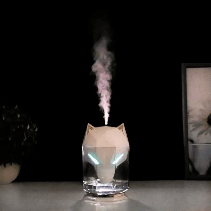 Зволожувач повітря портативний WOLF Air Humidifier, аромадифузор електричний з резервуаром для ефірної олії, ультразвуковий, 650 мл