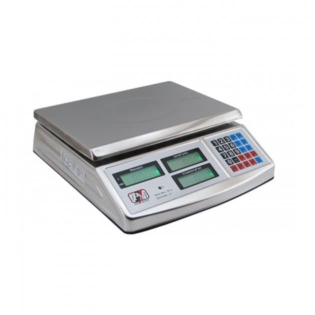 Весы торговые электронные со счетчиком цены на 50 кг. PM 5051 Promotec с аккумулятором 6 вт