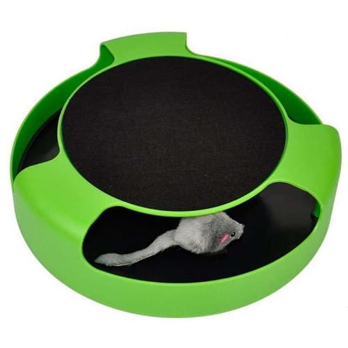 Интерактивная игрушка для котов с когтеточкой Catch The Mouse