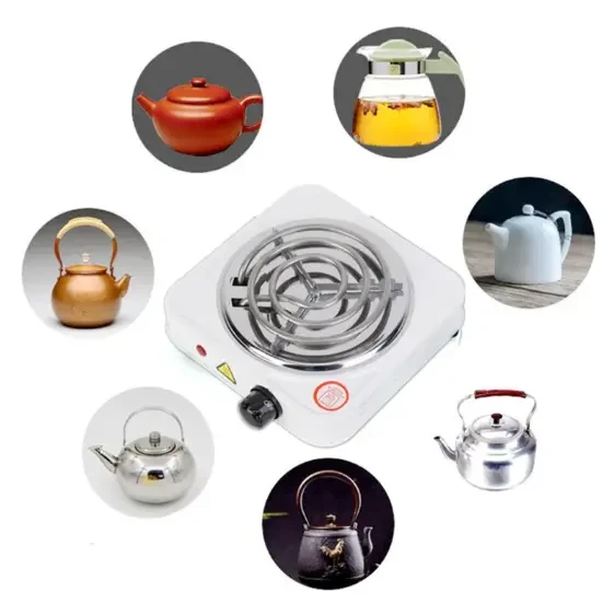 Tabletop Spiral Single-Burner Electric Stove JX-1010B 1000w