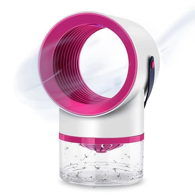 Desktop Insect and Mosquito Killer Trap Lamp Mosquito killer gray-pink