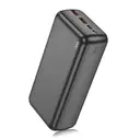Фото 1 — Power Bank Awei J38B 50000mAh чорний • Повербанк Awei J38B 50000mAh 22.5W зі швидкою зарядкою PD/QC і Type-C