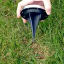 Фото 5 — Комплект садовых светильников на солнечной батарее Solar Disk Lights, 4 шт ∙ Уличные фонари с датчиком света