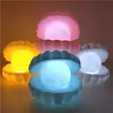 Фото 1 — Нічник Мушля з перлиною Perl Light · LED світильник настільний бездротовий з USB зарядкою