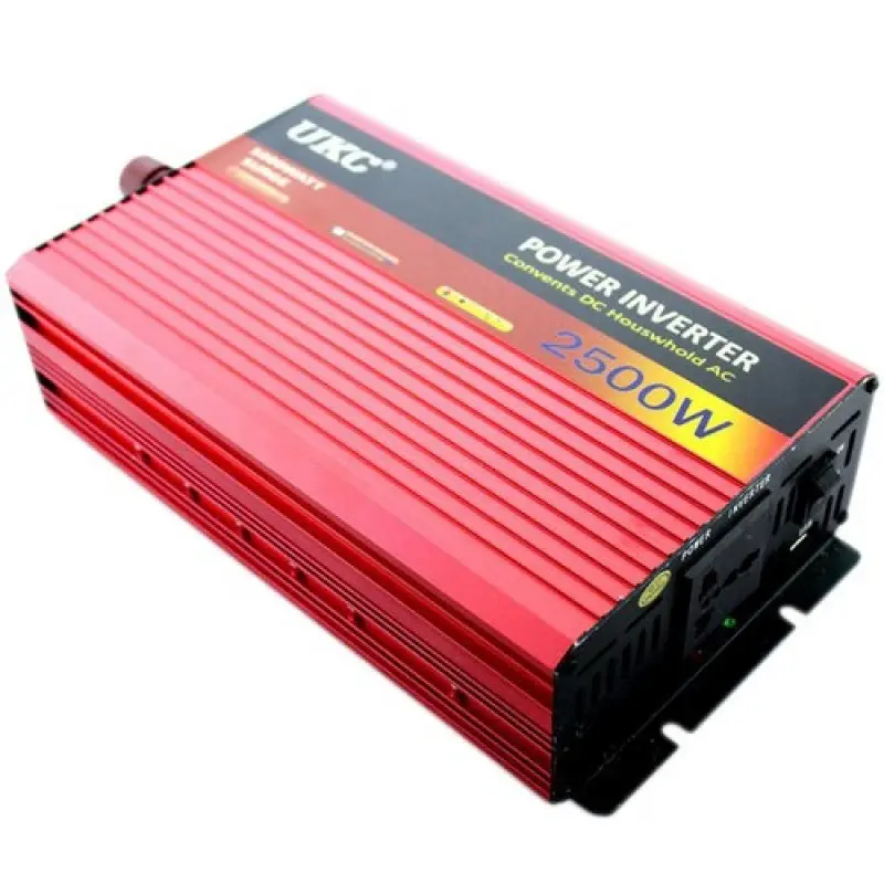 Car Power Inverter UKC AR 2500W, 12V-220V
