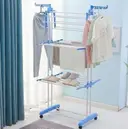 Фото 1 — Сушарка складна для білизни GARMENT RACK Вертикальна пересувна стійка-сушарка для сушіння речей та білизни, на коліщатках