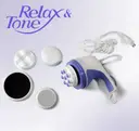 Фото 3 — Ручний масажер Relax and Tone Антицелюлітний вібромасажер для тіла, рук та ніг, 4 насадки