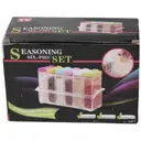 Фото 6 — Набір ємностей для спецій Seasoning Six Piece Set, 6 баночок ∙ Кухонний набір - спецівниця на підставці ∙ Екопластик