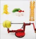 Фото 1 — Машинка для спіральної нарізки картоплі Spiral Potato Slicer ∙ Картоплерізка ∙ Овочерізка ∙ Мультирізка спіраллю