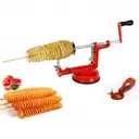 Фото 5 — Машинка для спіральної нарізки картоплі Spiral Potato Slicer ∙ Картоплерізка ∙ Овочерізка ∙ Мультирізка спіраллю