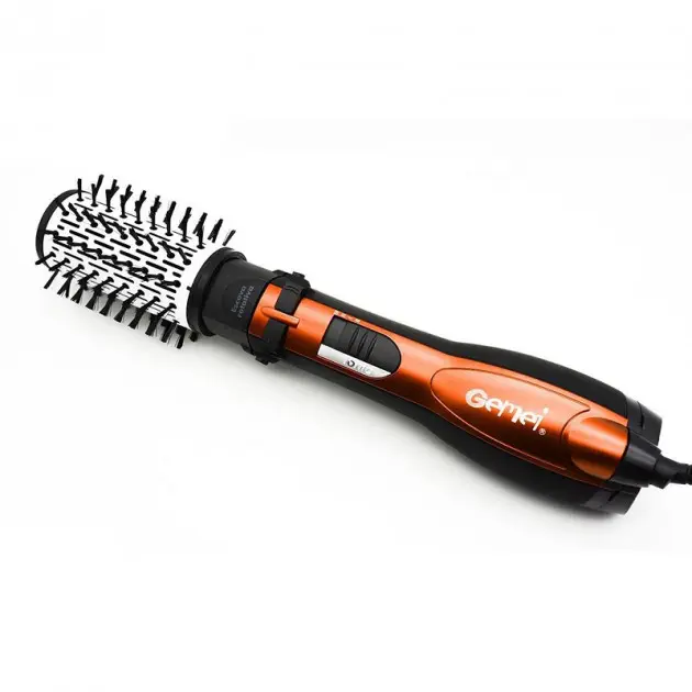 Hot air styling brush with attachments Gemei GM-4828, rotating brush