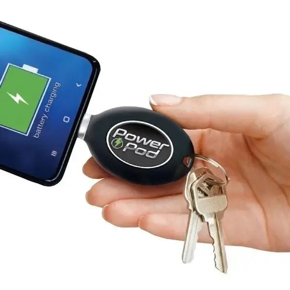 Powerbank – брелок для ключей Power Pod Emergency Charge 800 mAh Разъем Lighting для айфона