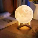Фото 2 — Настільний 3D світильник – нічник Місяць ∙ Magic 3D Moon Lamp 15 см